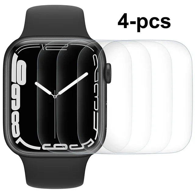Screen Protector Film For Apple Watch Series 10 46mm 42mm Soft TPU Hydrogel HD Clear