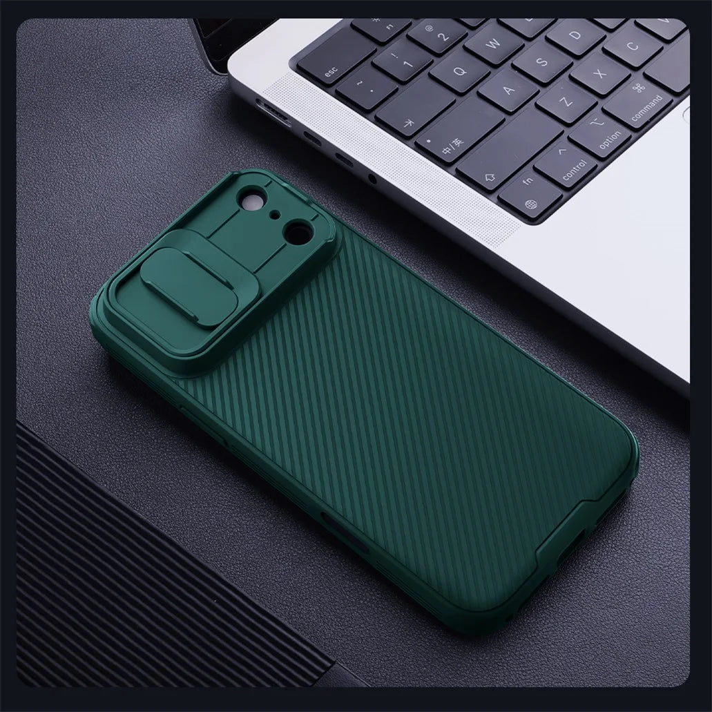 Phone Case NILLKIN For iPhone 17 Pro Max / 17 Pro Case CamShield Pro Shockproof Privacy Protection Slide Camera Cover For iPhone 17 / Air