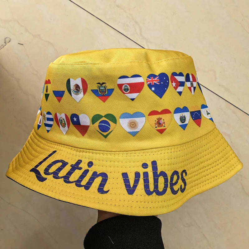 2026 Countries National Flag Bucket Hat Unisex