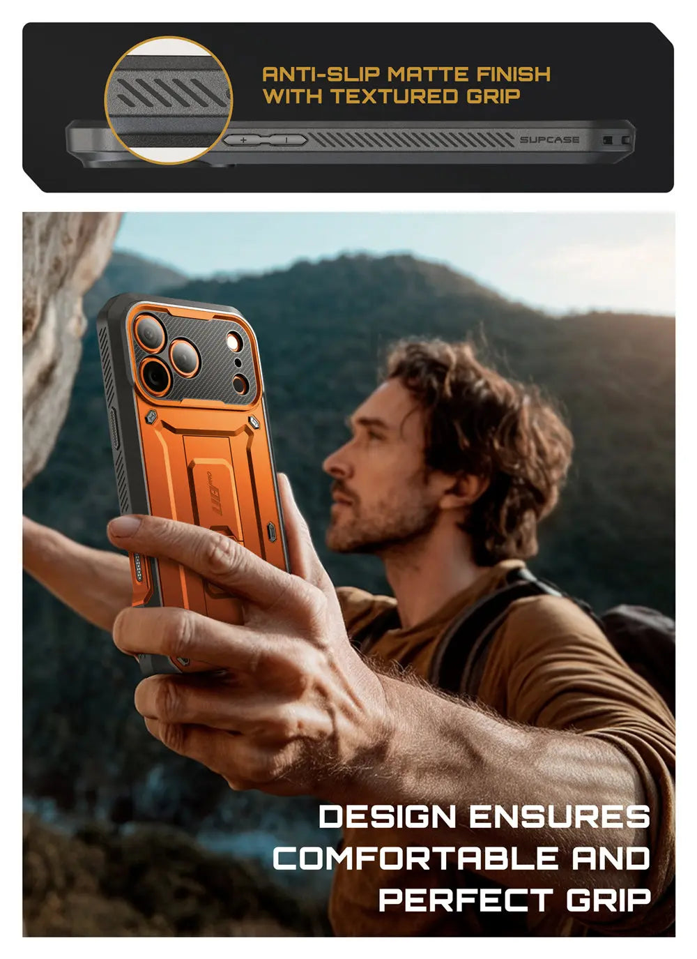 SUPCASE For iPhone 17 Pro Case 6.3" (2025) UB Pro Full-Body Heavy Duty Rugged Phone Case with Built-in Screen Protector